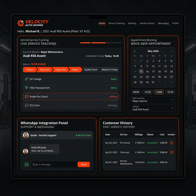Workshop Customer & Service System
